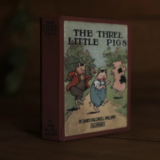 Novel Bookwallet The Three Little Pigs by James Halliwell-Phillipps 1886
