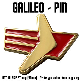 Galileo Logo Pin, Designed by Star Trek Artist Daren Dochterman--