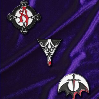 Set of 3 Clan Logo Pin Set By Fansets