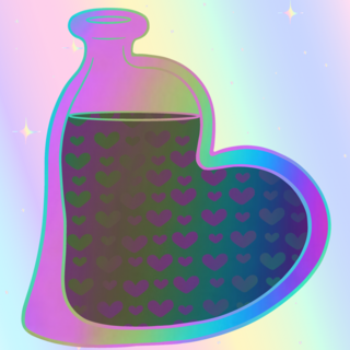 Heart Potion Mini Pin