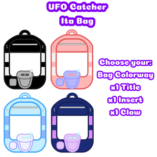 UFO Catcher Ita Bag-  Dark Blue and Purple