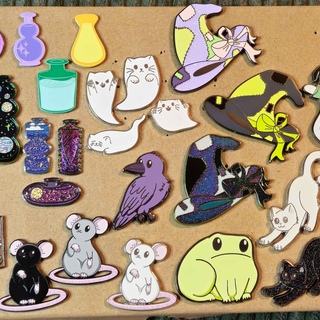 Pastel Witchy Pins