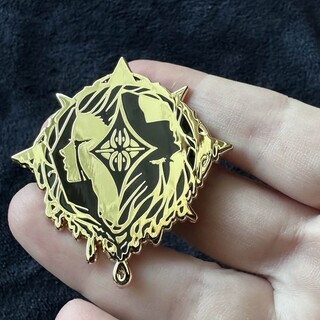 Golden Janus Pin