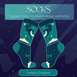 Dragon Socks - Twilight