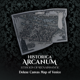 Deluxe Canvas Map of Venice