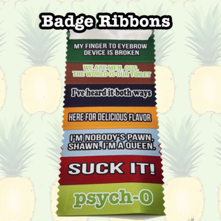 Badge Ribbon 7 pack