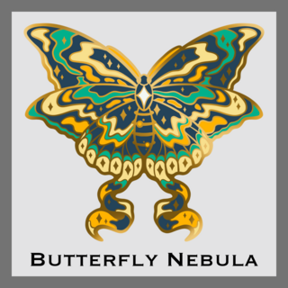 Butterfly Nebula Pin