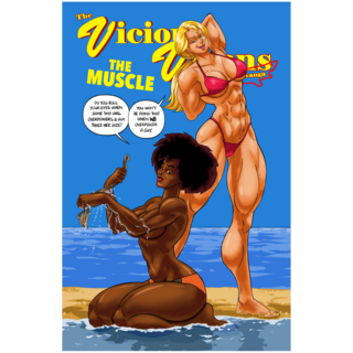 The Vicious Vixens #1 The Muscles Cover
