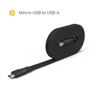 Type 3 BondCable (Non-Apple): Micro-USB to USB-A