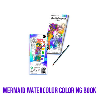 Mermaid Watercolor Book