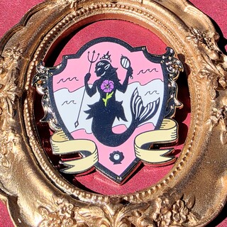 Past Heraldry Sapphic Mermaid Pin