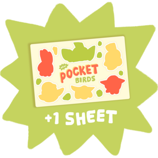 Pocket Birds Sticker Sheet