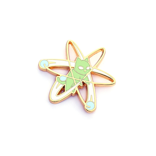 Atom Cat Pin