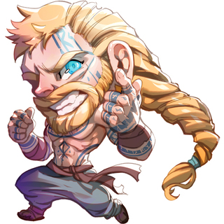 Sticker: Viking Age Baldr Chibi