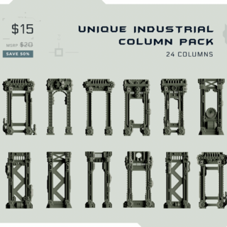 Add-on Set D6: Industrial Column Pack