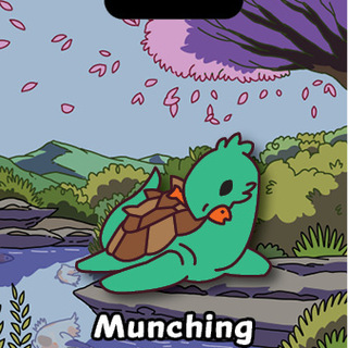 Munching, Dragon Turtle Pin (020)