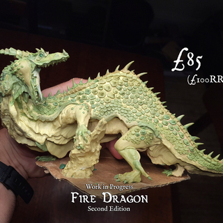(Resin) Fire Dragon*