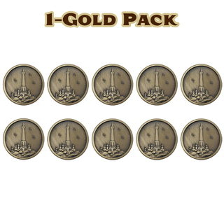 1-Gold ten pack (10)