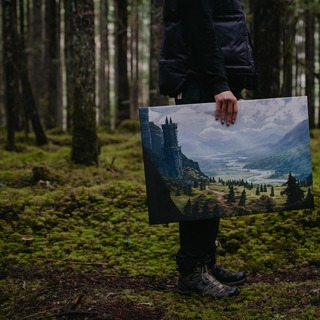 12"x18" Canvas (Choice of Scene)