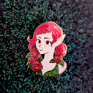 Enamel Pin - Fairy Rose