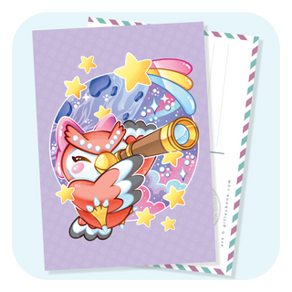 Animal Crossing Celeste Postcard