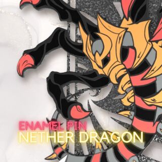 Nether Dragon Enamel Pin