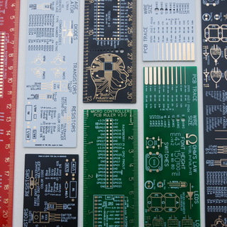 12" Raspberry Pi, Arduino, and Electronics PCB Ruler v3.0