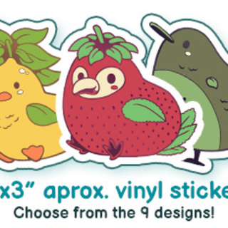 Birb Macedonia Vinyl Stickers