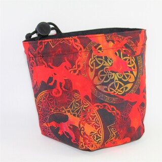 Red Dragons Reversible Stand-Up Bag