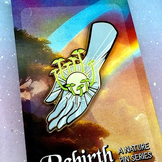 Hand of Life 2" Pin