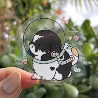 Astronaut Bunny Sticker