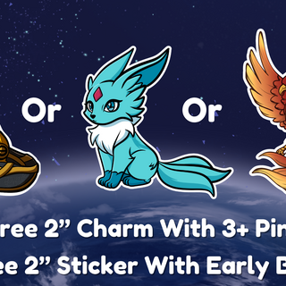 3+ Pin Freebie Charm