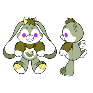 Mini Dandyheart Wolpertinger Plush