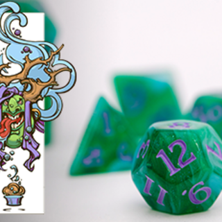 Hag Dice set that smell like BLUEBERRY!