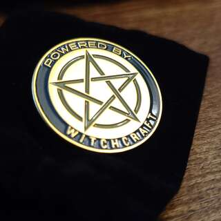 Powered by Witchcraft Pin
