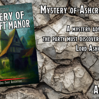 Mystery of Ashcroft Manor Adventure