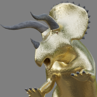 The Golden Triceratops