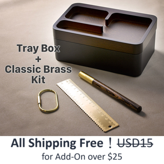 Revov Tray Box+Classic Brass Kit