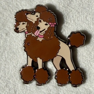 Cerberus Poodles Pin