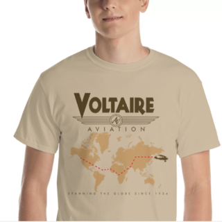 Athena Voltaire t-shirt: Voltaire Aviation