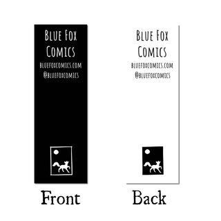 Blue Fox Comics Bookmark