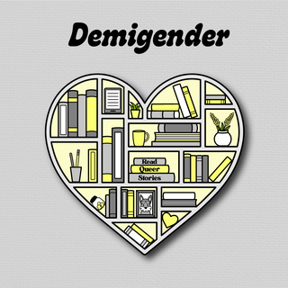 Read Queer Stories Sticker - Demigender 2"