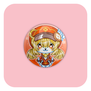 Genshin Impact Klee Badge Button
