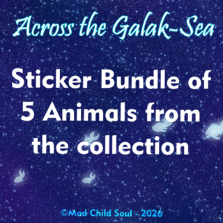Sticker Bundle - Animals from Across the Galak-sea