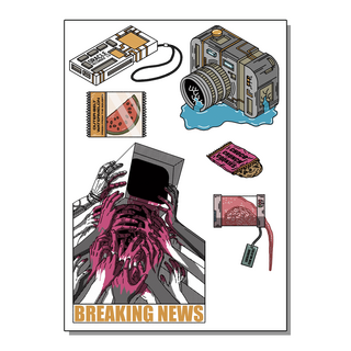 BREAKING NEWS: BREAKING NEWS Stickers sheet