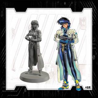 Major Motoko Kusanagi Limited Edition Miniature  | The Ghost in the Shell TTRPG