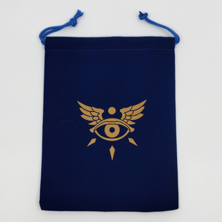 Eye of Aroden Velvet Bag: Blue