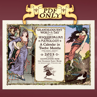 PDF - Grandiloquent Word of the Day 2023 Wall Calendar