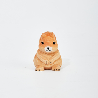 Sisi Carved Wooden Squirrel