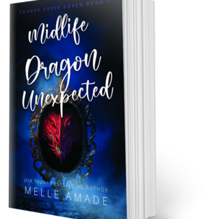 Paperback signed copy of Midlife Dragon Unexpected